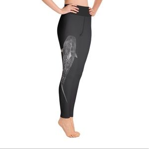 Tiger Shark High Waisted Yoga Leggings